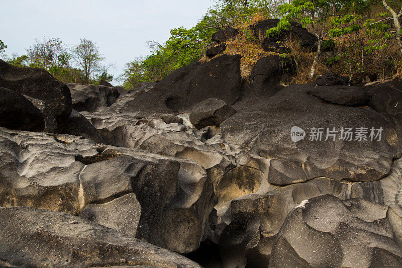 岩石形成，Chapada dos Veadeiros, Goias，巴西